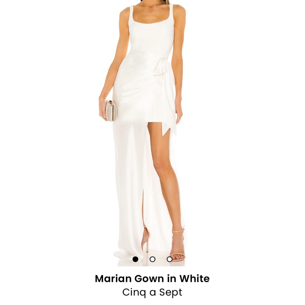 Cinq a Sept Marian Gown in White